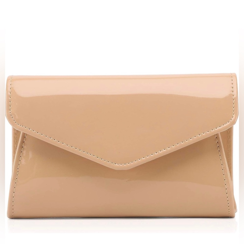 Labair Patent Leather Clutch Evening Bag